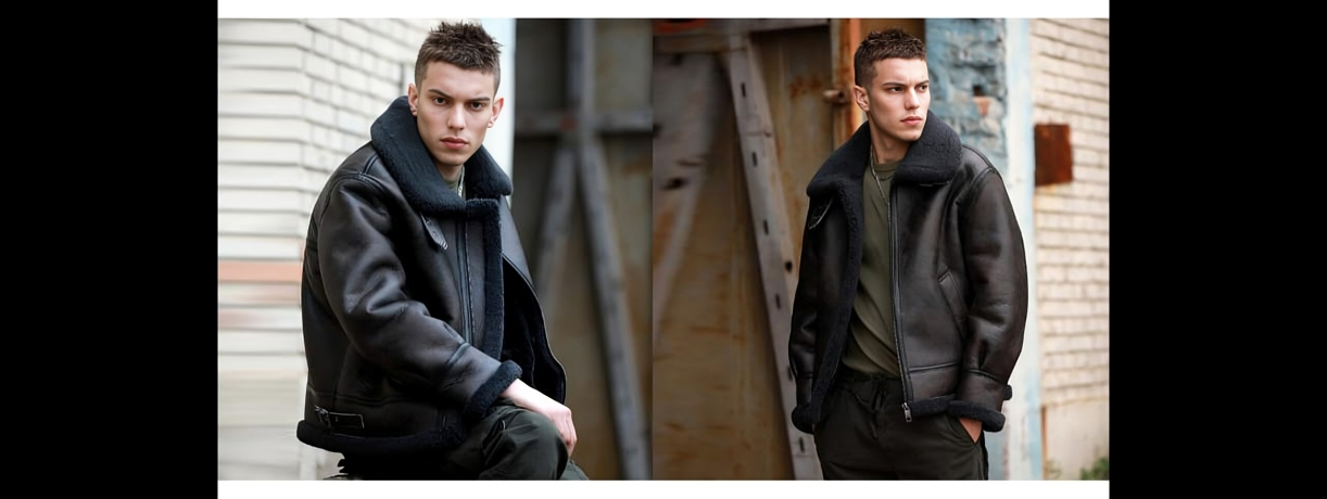 Men's Shearling Leather Jackets