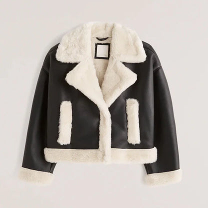 B3 Sheepskin Shearling Riding Leather Jacket