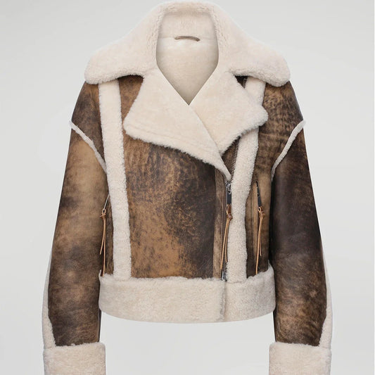 Brown Shearling Jacket