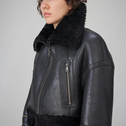 Black Shearling Jacket