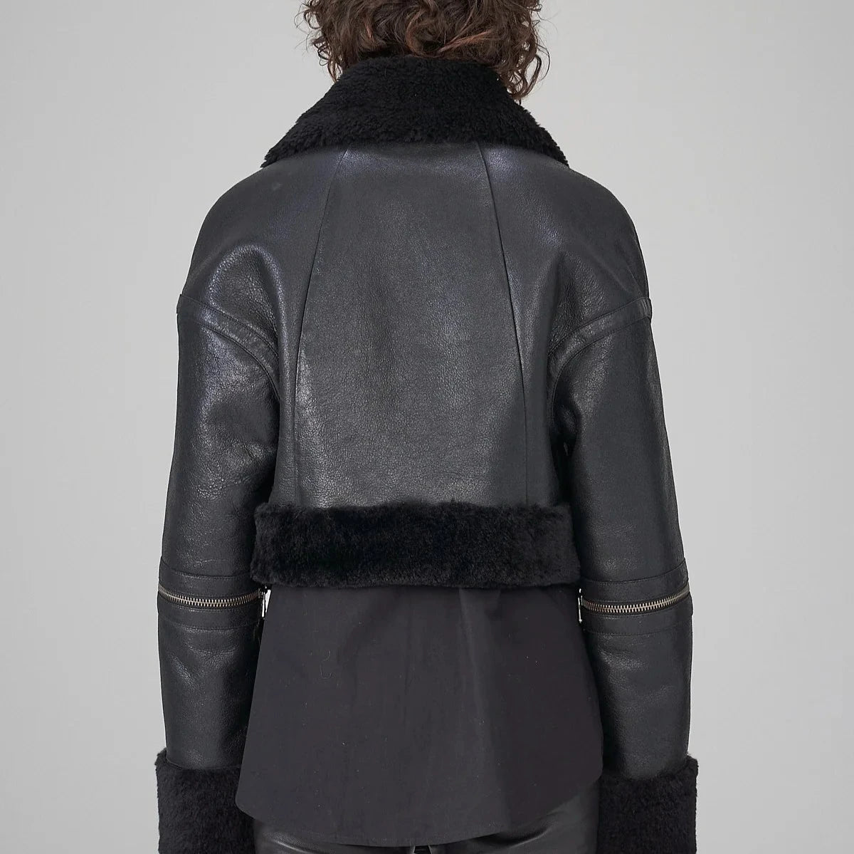 Black Shearling Jacket