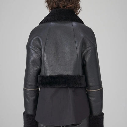 Black Shearling Jacket
