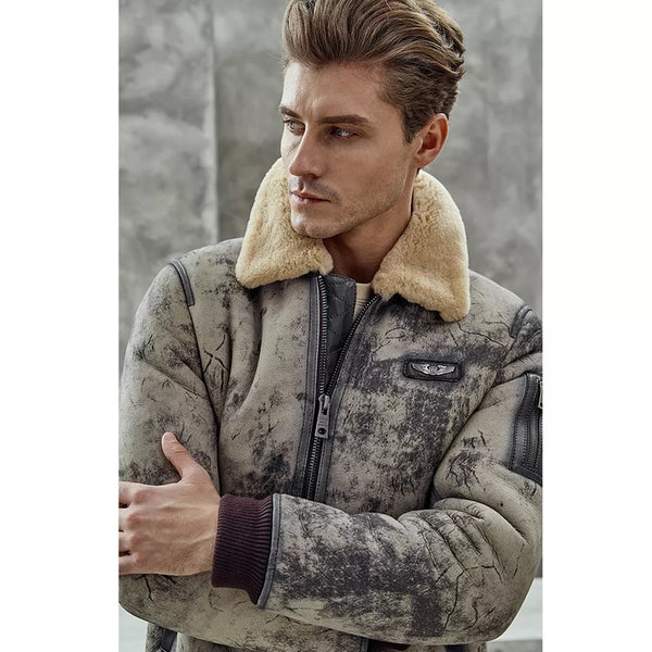 Men’s Aviator B3 Shearling Jacket Limited Edition - Iconic & Exclusive