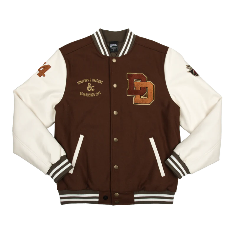 Bold Red Dragon Varsity Jacket