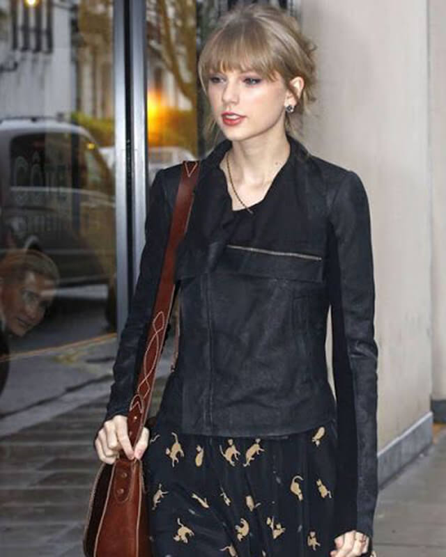 Taylor Swift Street Fashion Leather Jacket