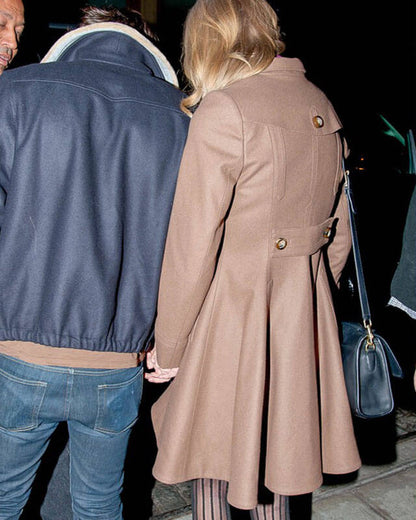 Taylor Swift Brown Frock Coat