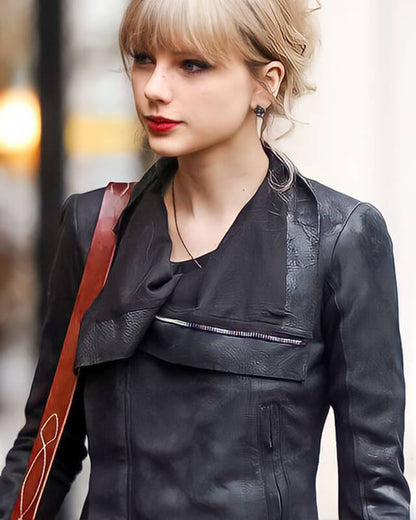 Taylor Swift Street Fashion Leather Jacket