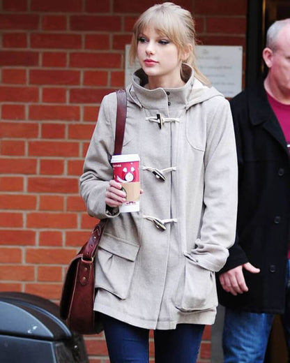 Taylor Swift Outfit Wool Jacket with Hood