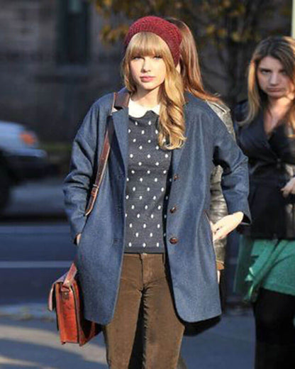 Taylor Swift Blue Wool Blazer