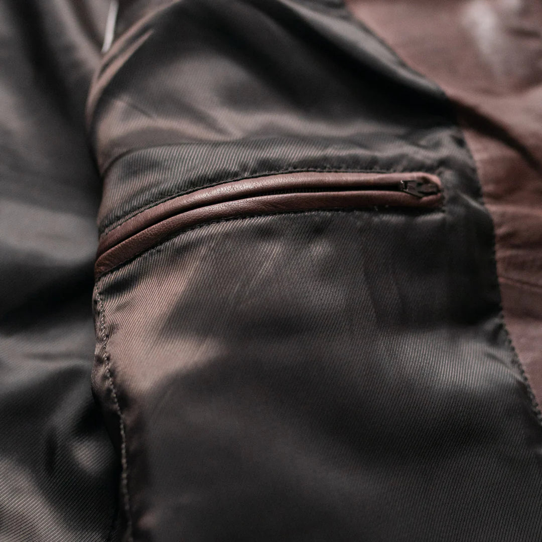 Brown Leather Vest