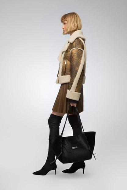 Brown Shearling Jacket