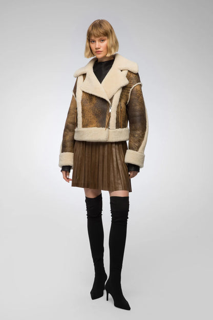 Brown Shearling Jacket