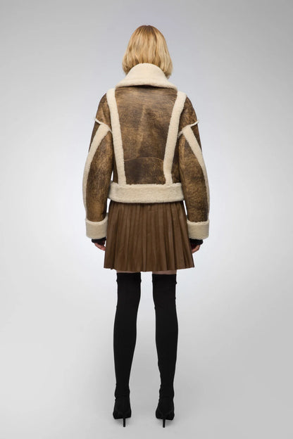 Brown Shearling Jacket