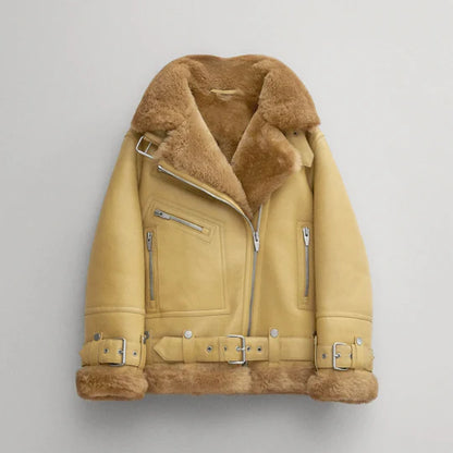 Light Brown RAF Sheepskin Jacket