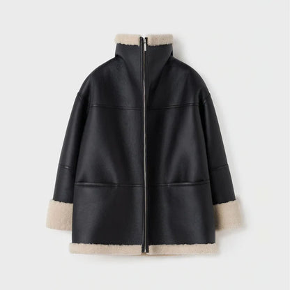 RAF Aviator Styled Sheepskin Shearling Leather Jacket