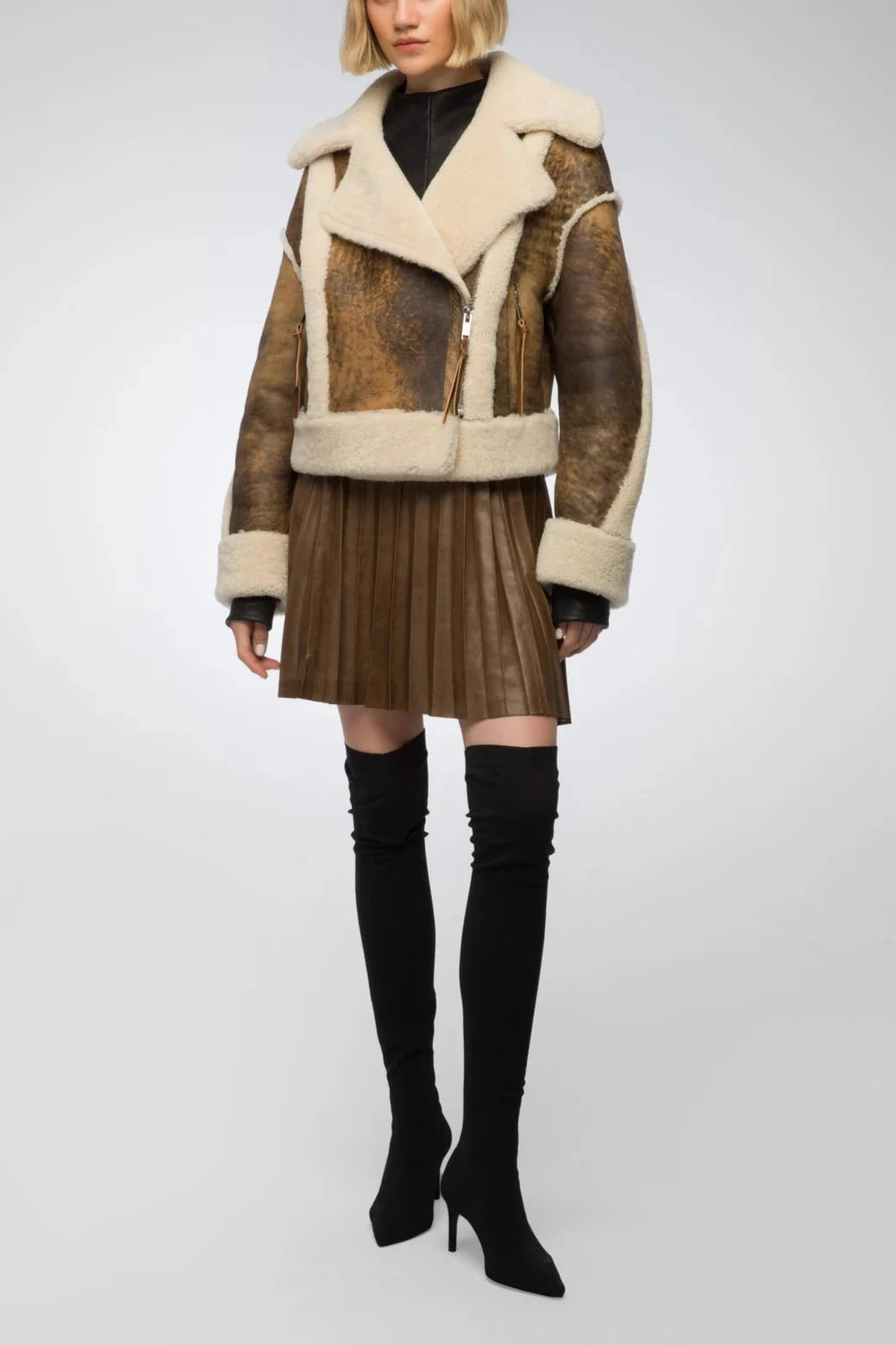 Brown Shearling Jacket